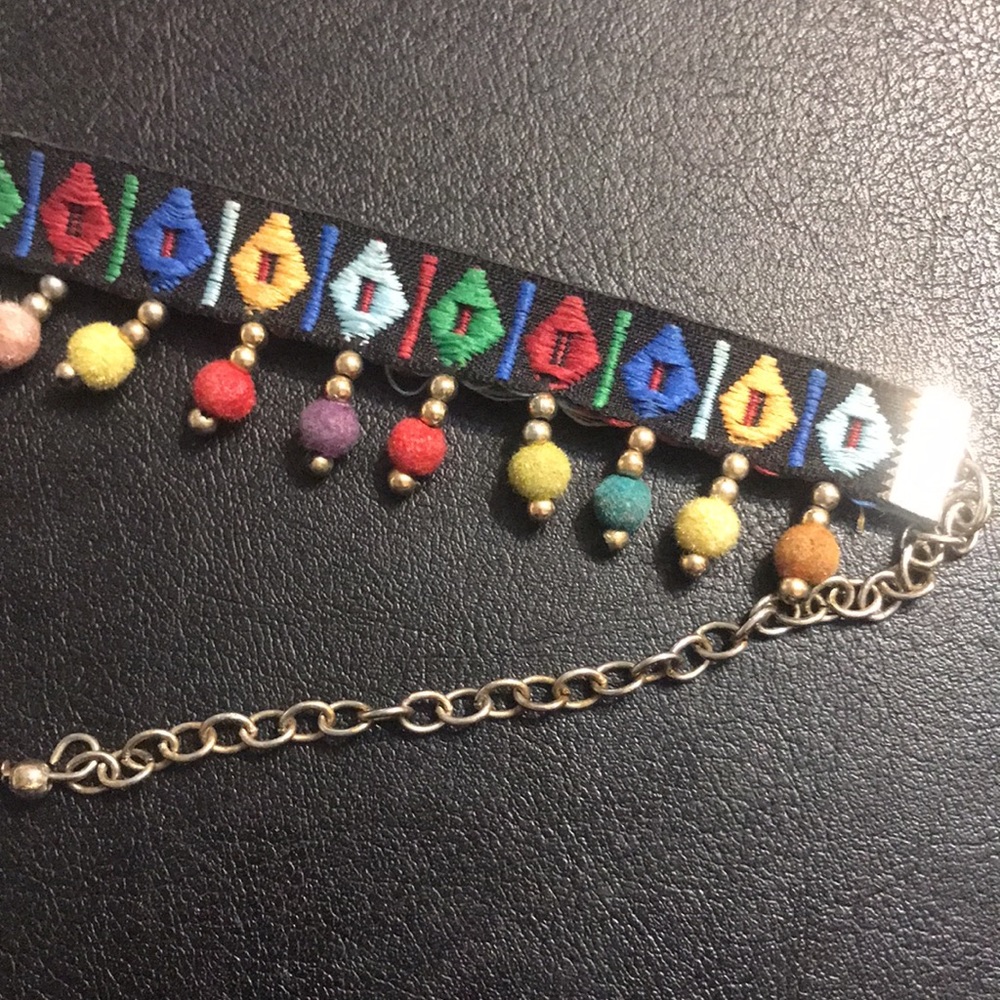 Boho Multi Colored Choker - image 3